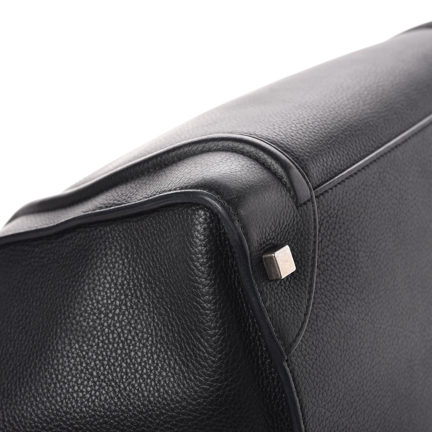 Celine Drummed Calfskin Mini Luggage Black 17 of 20