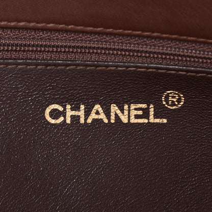 Chanel Lambskin CC Tote Brown 6 of 8