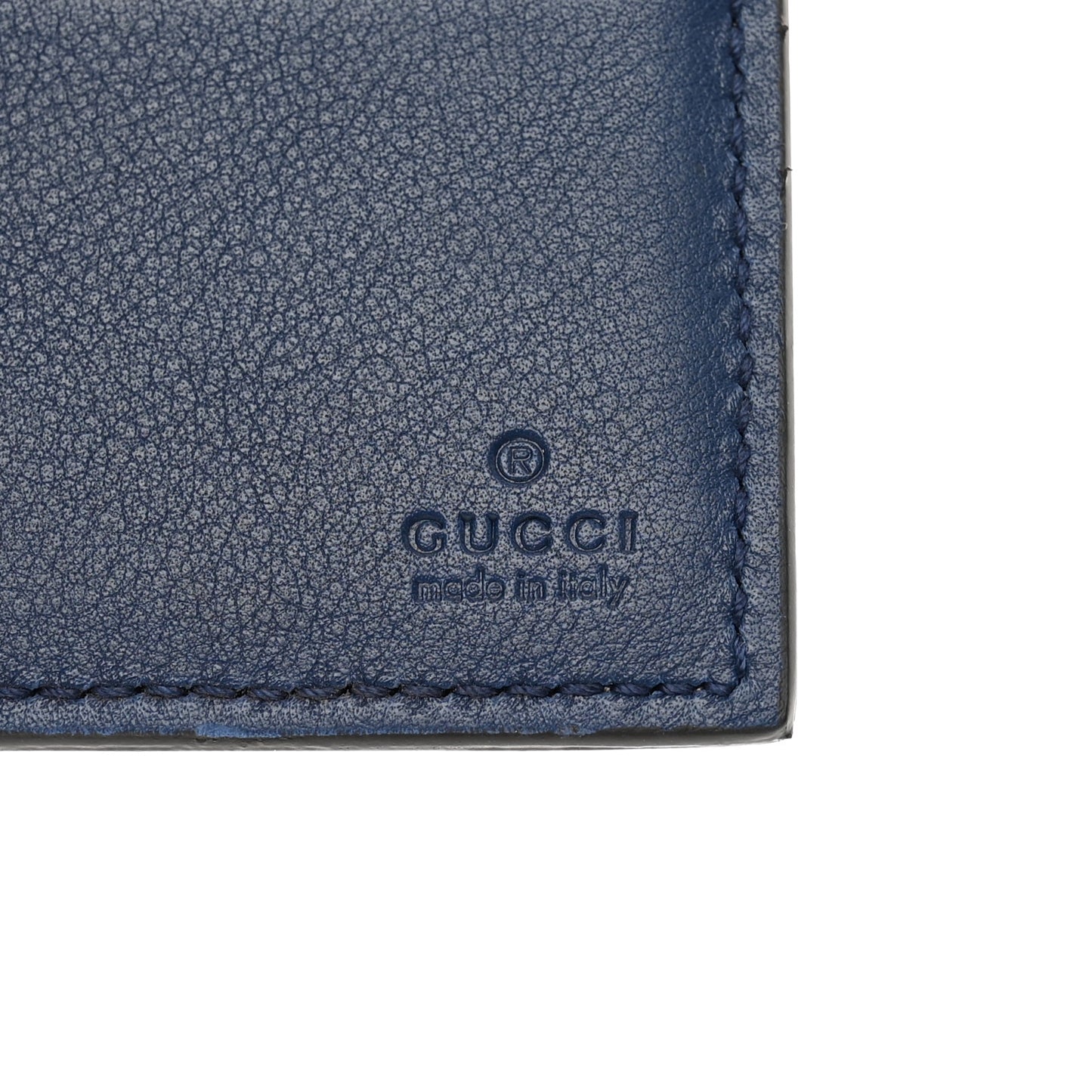 Monogram GG Supreme Bi-Fold Wallet Blue