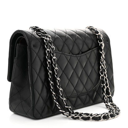 Chanel Lambskin Quilted Medium Double Flap Black 3 of 11