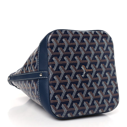 Goyard Goyardine Petit Flot Bucket Bag PM Navy 3 of 7