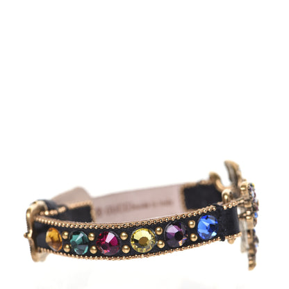 Gucci Calfskin Crystal Butterfly Bracelet Multicolor 3 of 10