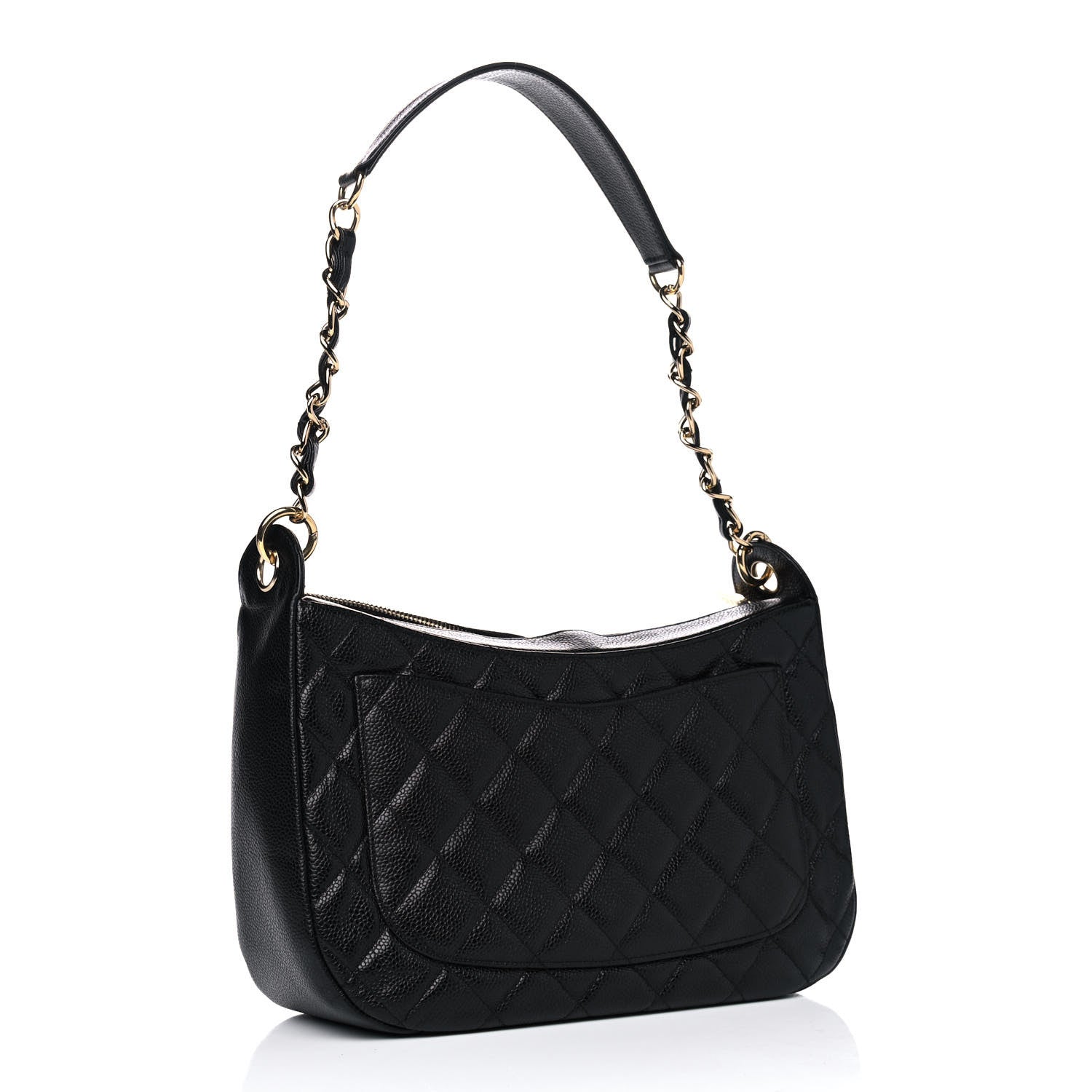 Chanel Caviar Quilted Timeless CC Shoulder Bag Black 2 of 5