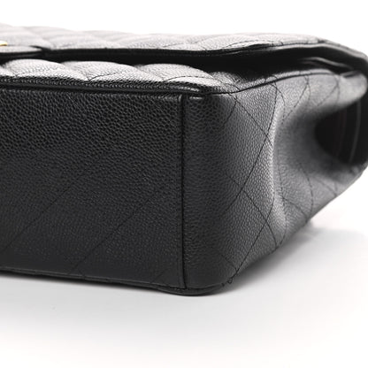 Chanel Caviar Quilted Maxi Double Flap Black 11 of 15