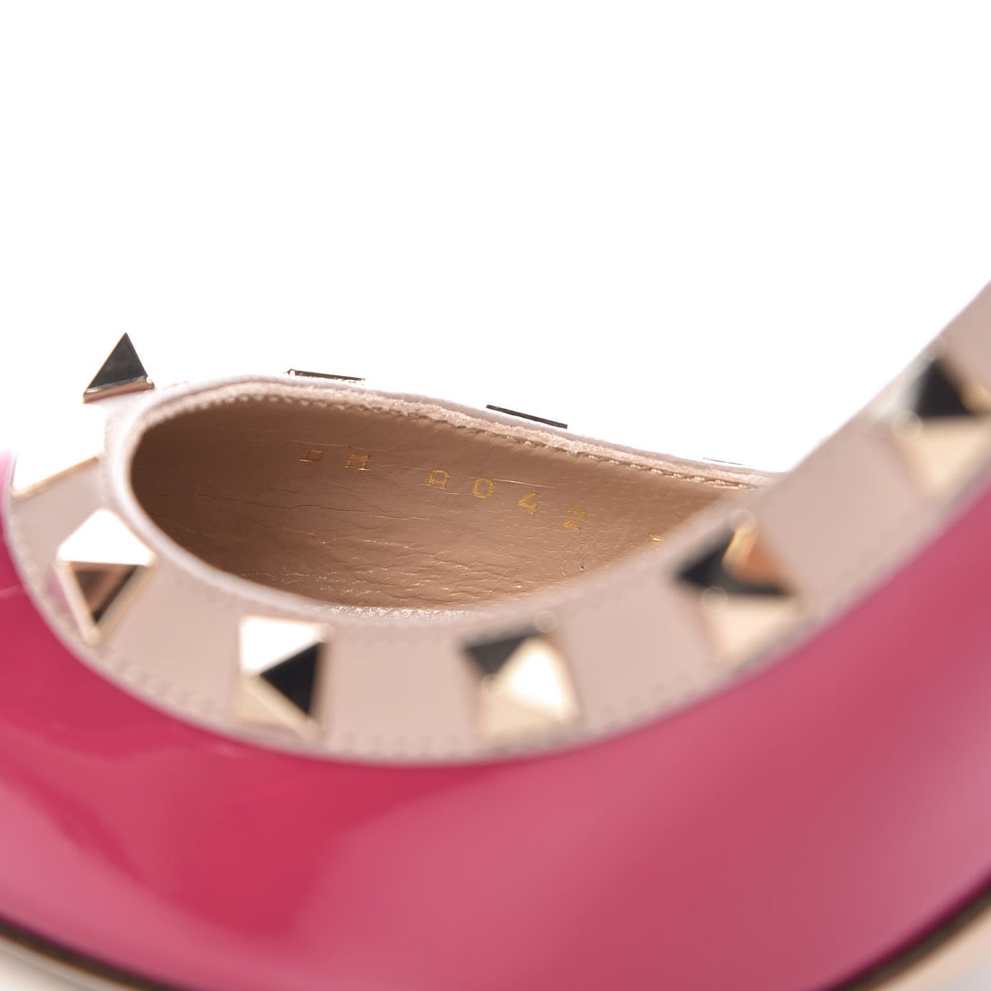 Patent Rockstud 100mm Pumps 38 Deep Cyclamin Poudre