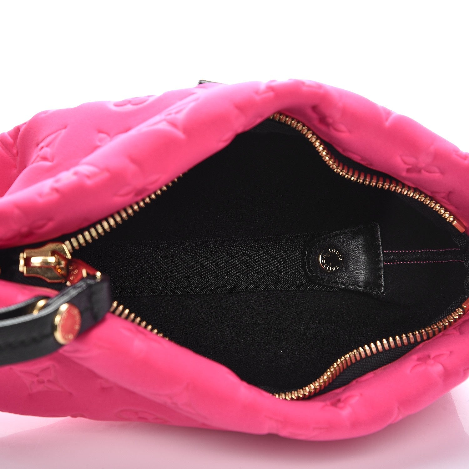 Louis Vuitton Monogram Scuba Clutch Pochette Fuchsia 5 of 7