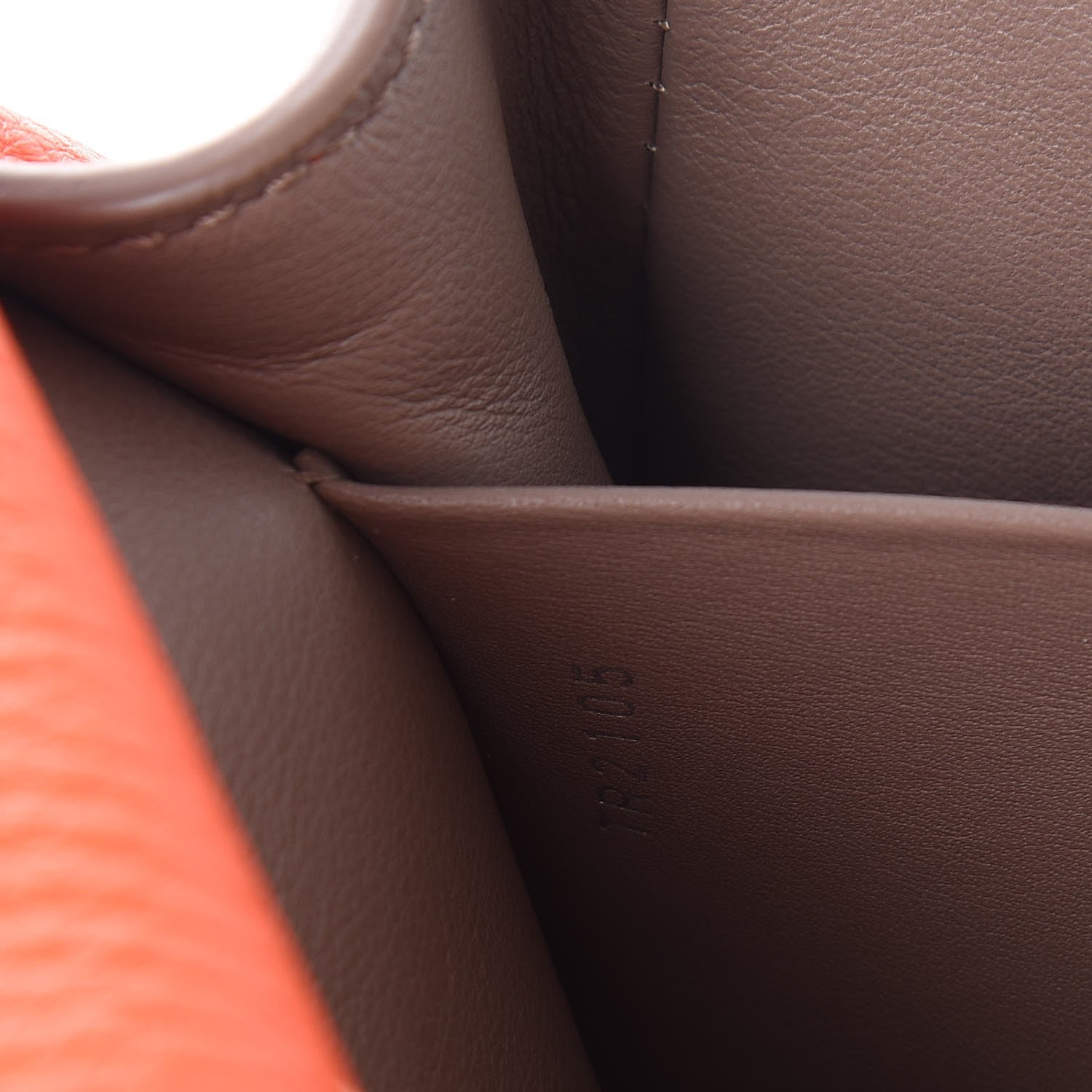 Louis Vuitton Taurillon Marceau Tangerine Taupe 7 of 7