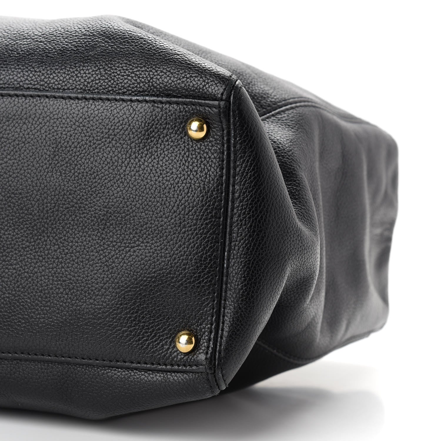 Chanel Calfskin Cerf Executive Shopper Tote Black 10 of 12