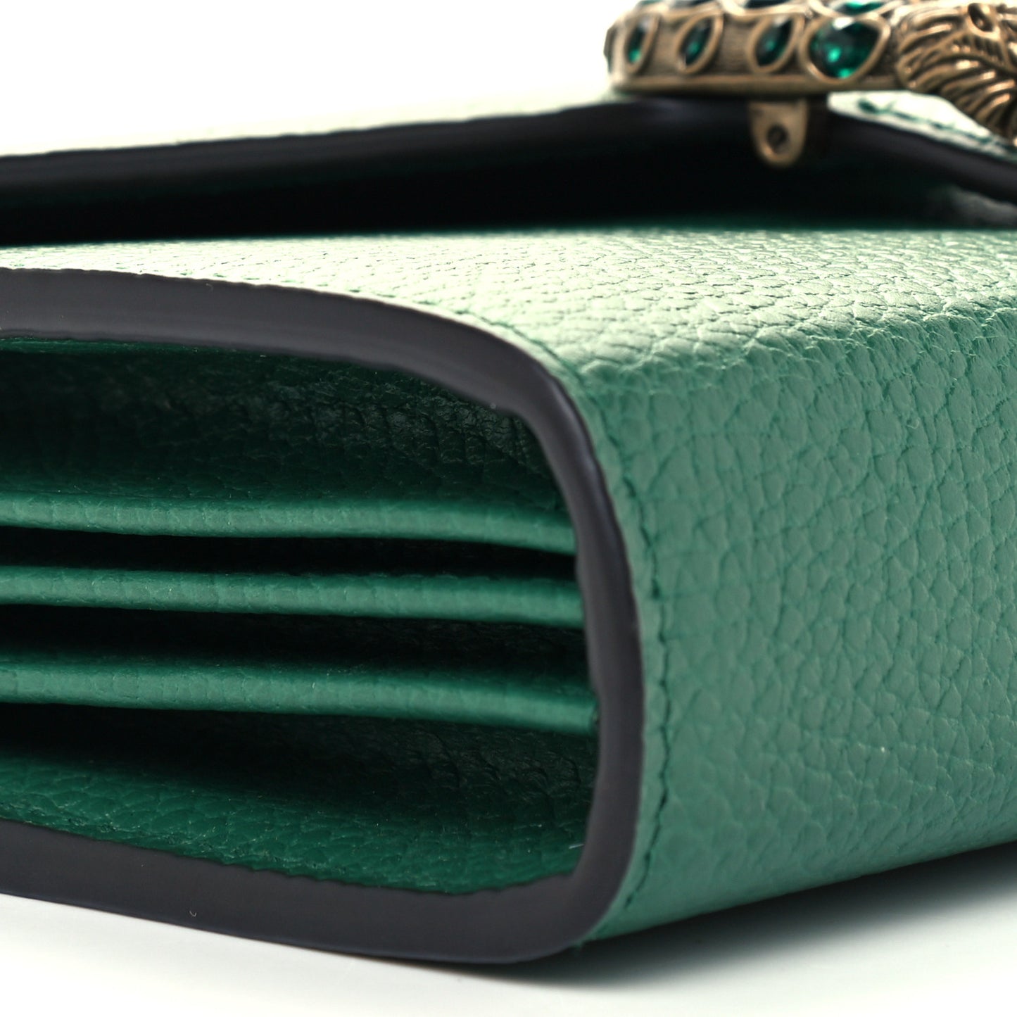 Calfskin Mini Dionysus Chain Wallet Emerald