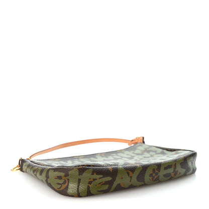 Louis Vuitton Monogram Graffiti Pochette Accessories Kaki 7 of 19