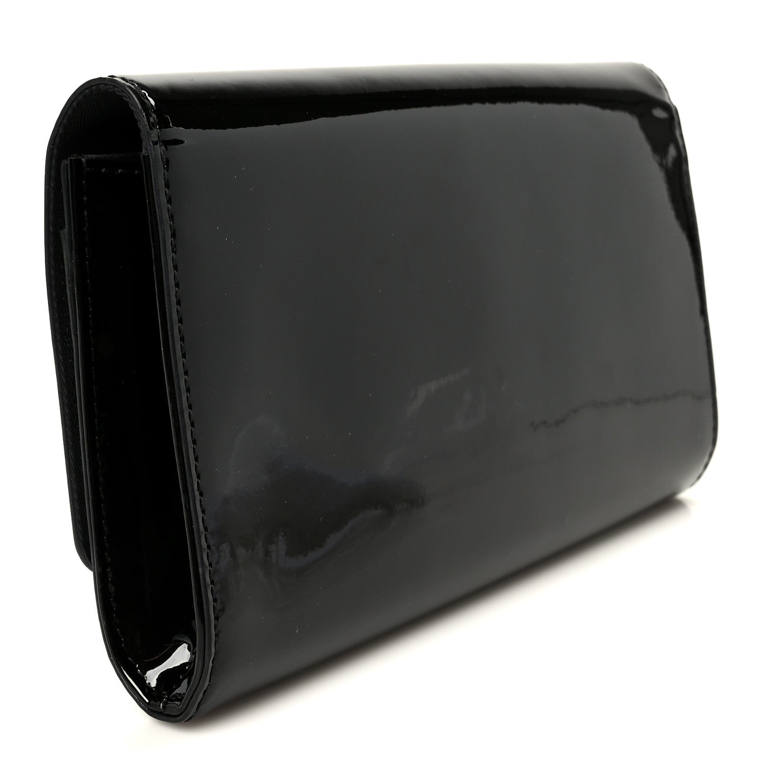 Louis Vuitton Patent Louise EW Clutch Black 3 of 7