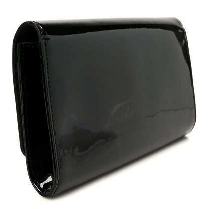 Louis Vuitton Patent Louise EW Clutch Black 3 of 7