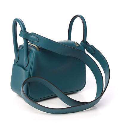 Hermes Swift Mini Lindy 20 Vert Bosphore 2 of 9