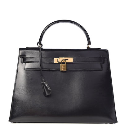Hermes Box Kelly Sellier 32 Black 1 of 38