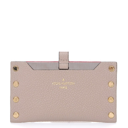Louis Vuitton Cuir Rivets Mirror Case Galet 1 of 9