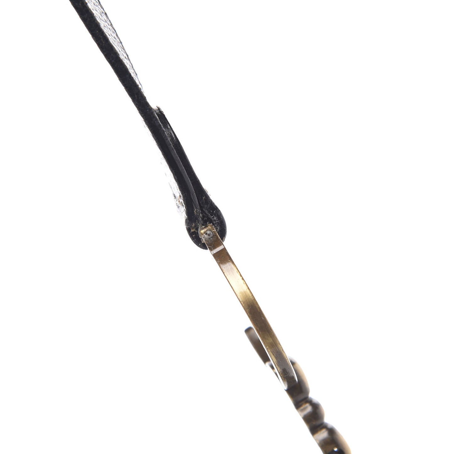 Calfskin Saddle Bag Black