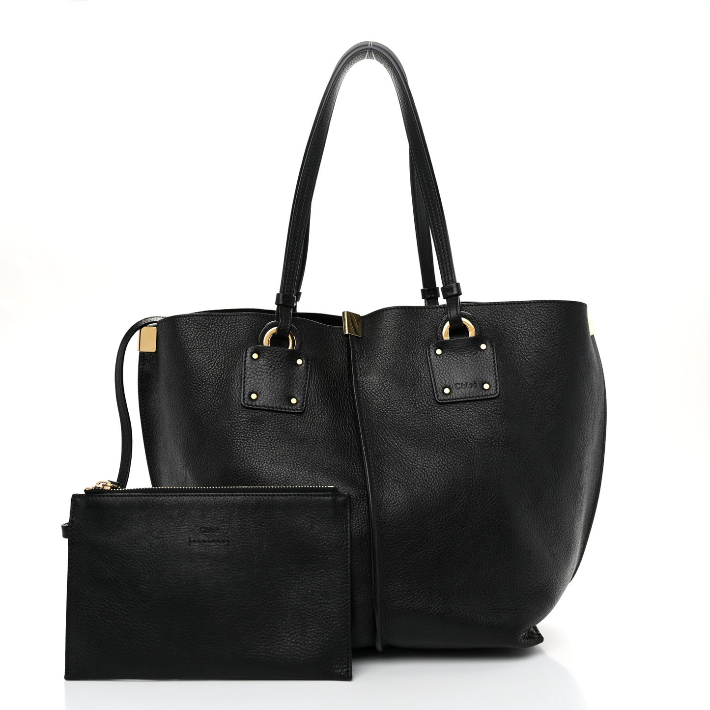Smooth Calfskin Medium Vick Tote Black