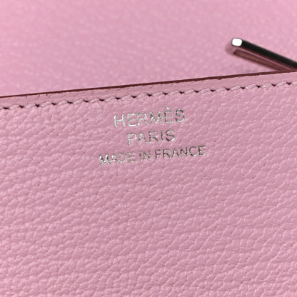 Hermes Chevre Mysore Roulis Slim Wallet Mauve Sylvestre 8 of 10