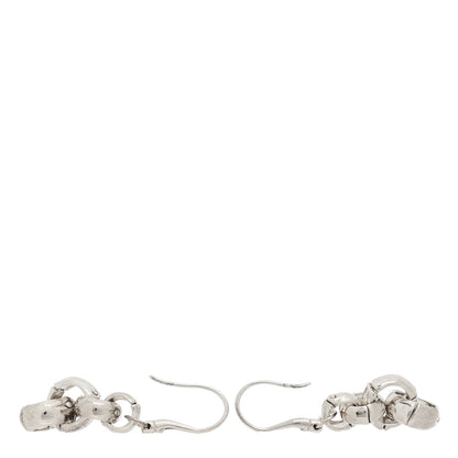 John Hardy Sterling Silver Bamboo Link Drop Earrings 3 of 7