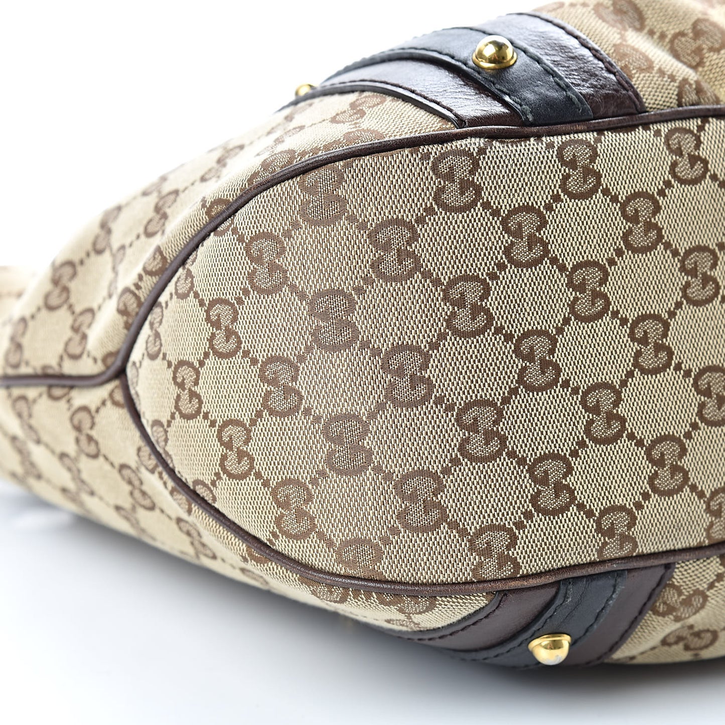 Monogram Interlocking G Tote Dark Brown