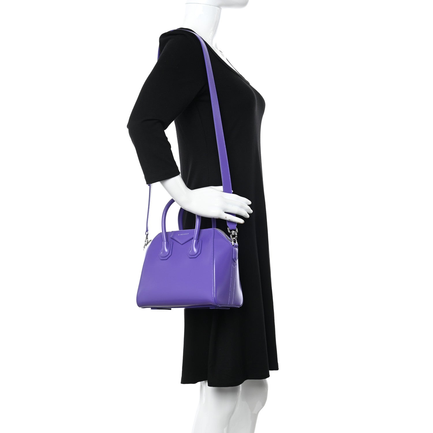 Givenchy Box Calfskin Mini Antigona Purple Dahlia 2 of 13