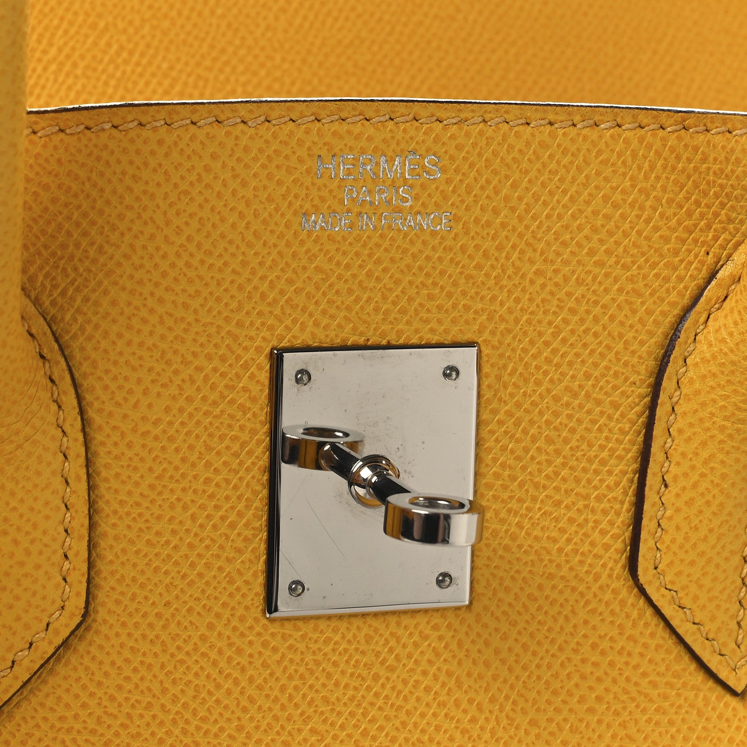 Hermes Epsom Birkin 35 Jaune 6 of 17