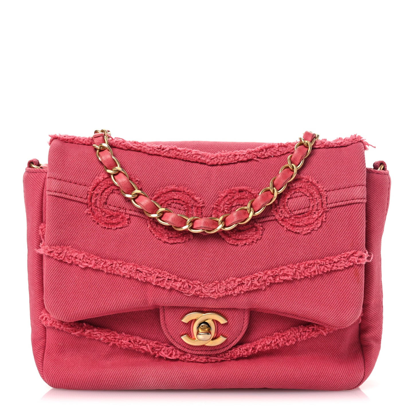Denim Coco Flap Pink