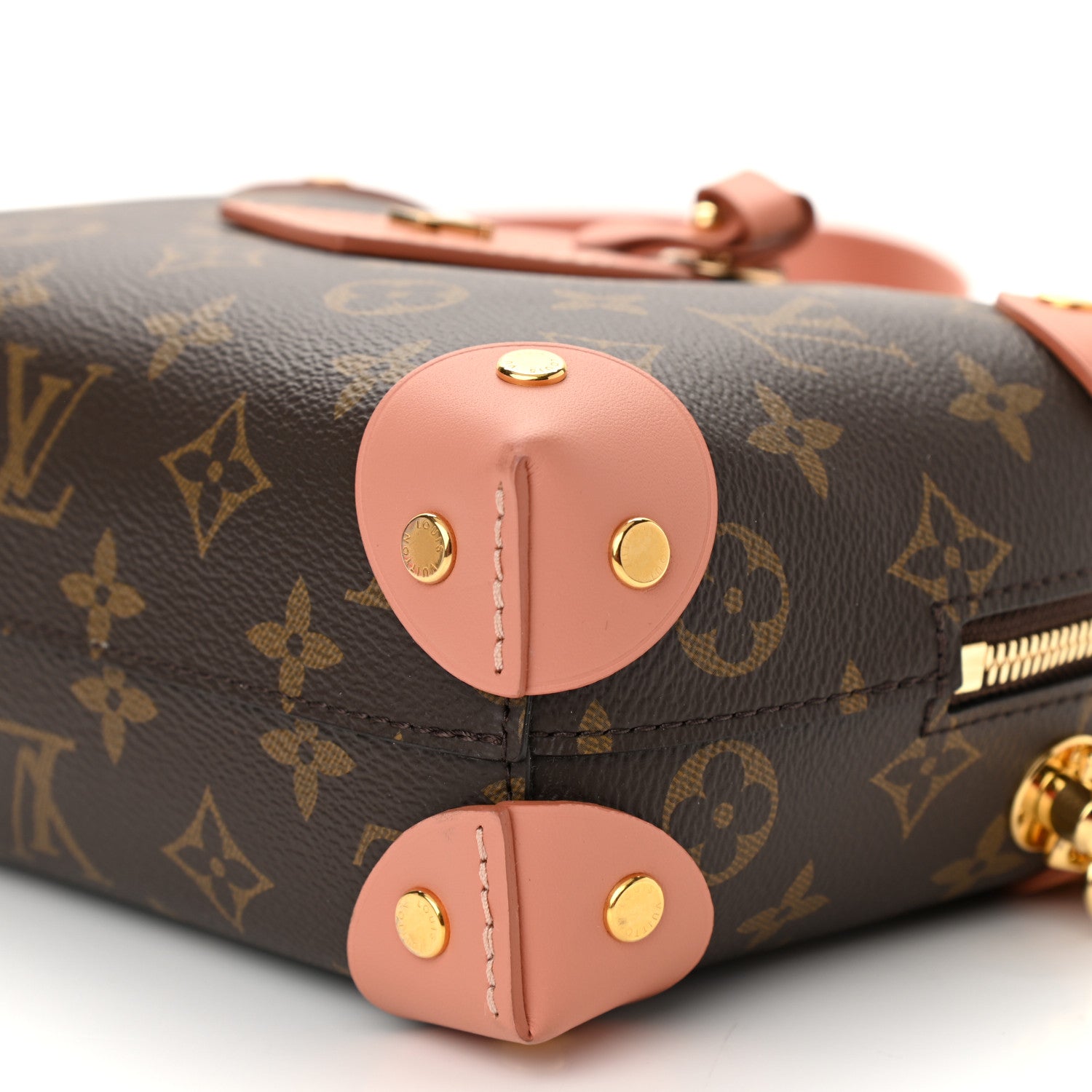 Louis Vuitton Monogram Petite Malle Souple Peach 9 of 9