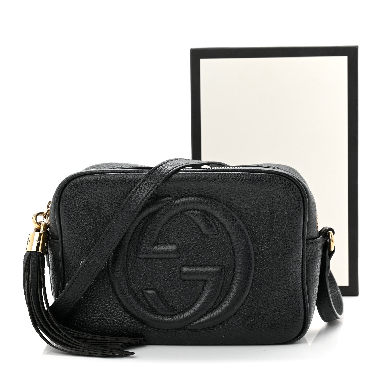 Gucci Pebbled Calfskin Small Soho Disco Bag Black 12 of 12