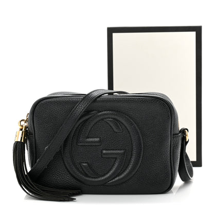 Gucci Pebbled Calfskin Small Soho Disco Bag Black 12 of 12