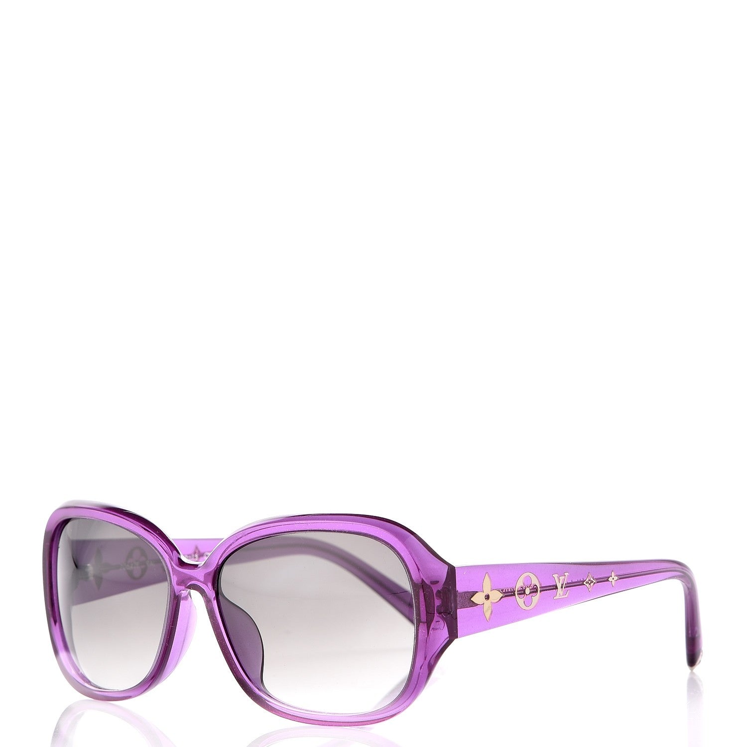 Louis Vuitton Obsession GM Z0642E Sunglasses Violet Glitter 1 of 7