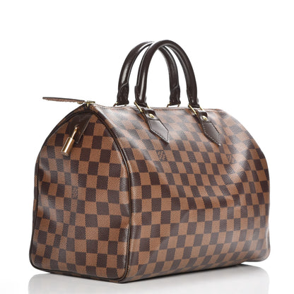 Louis Vuitton Damier Ebene Speedy 30 3 of 9