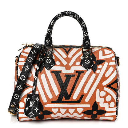 Louis Vuitton Monogram Giant Crafty Speedy Bandouliere 25 Creme Caramel 1 of 11