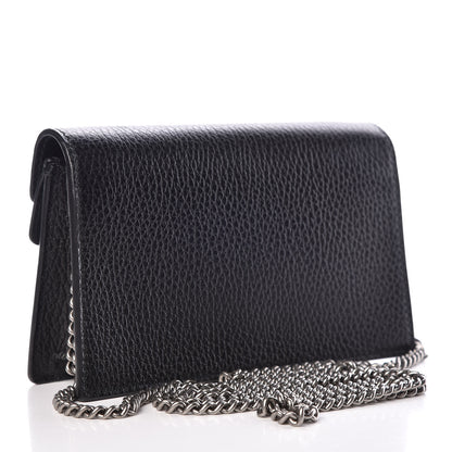 Gucci Calfskin Super Mini Dionysus Shoulder Bag Black 3 of 9