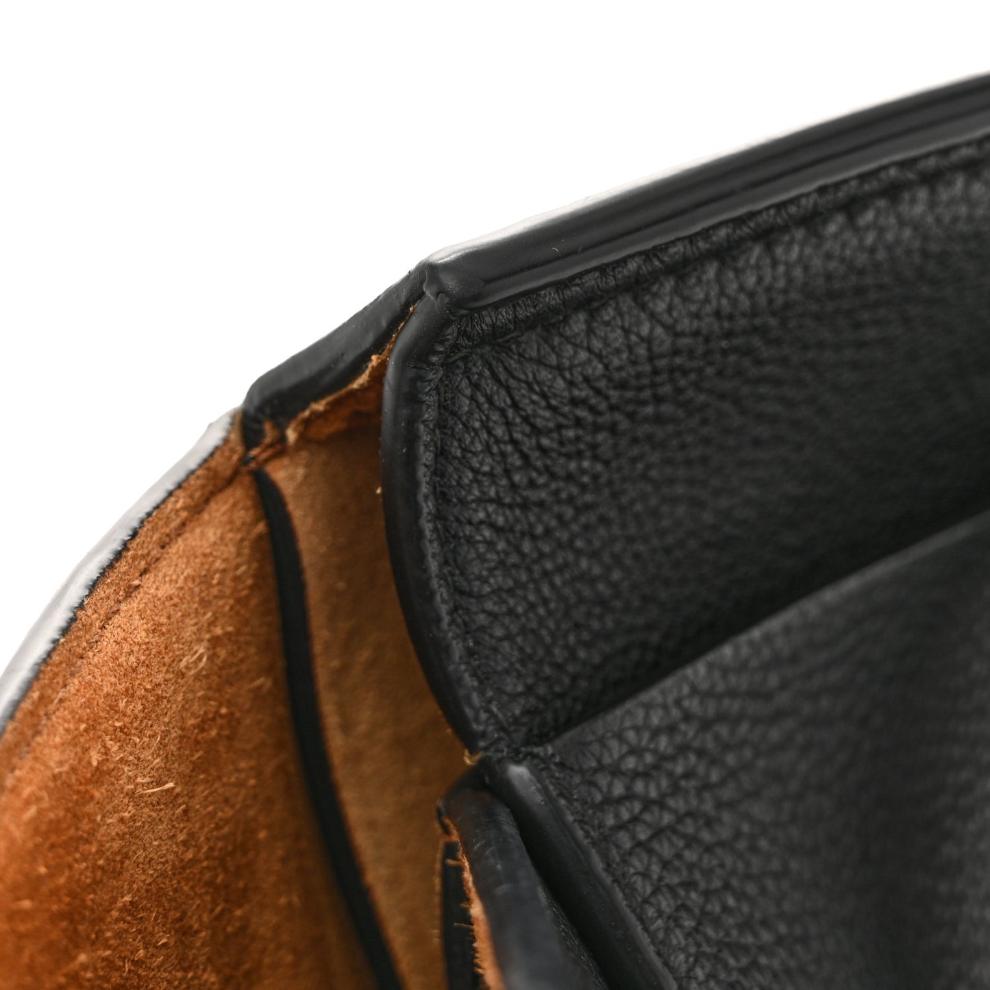 Grained Calfskin Maxi Intrecciato Medium Arco Black