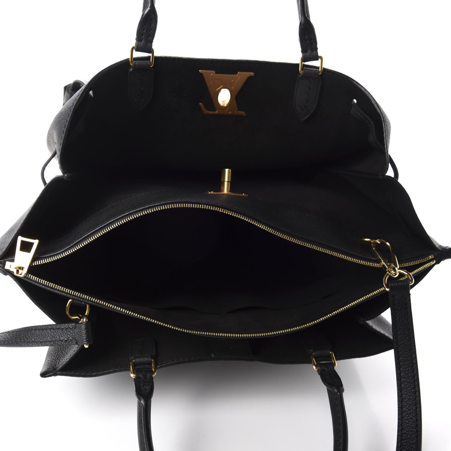 Louis Vuitton Calfskin Lockmeto Black 5 of 14