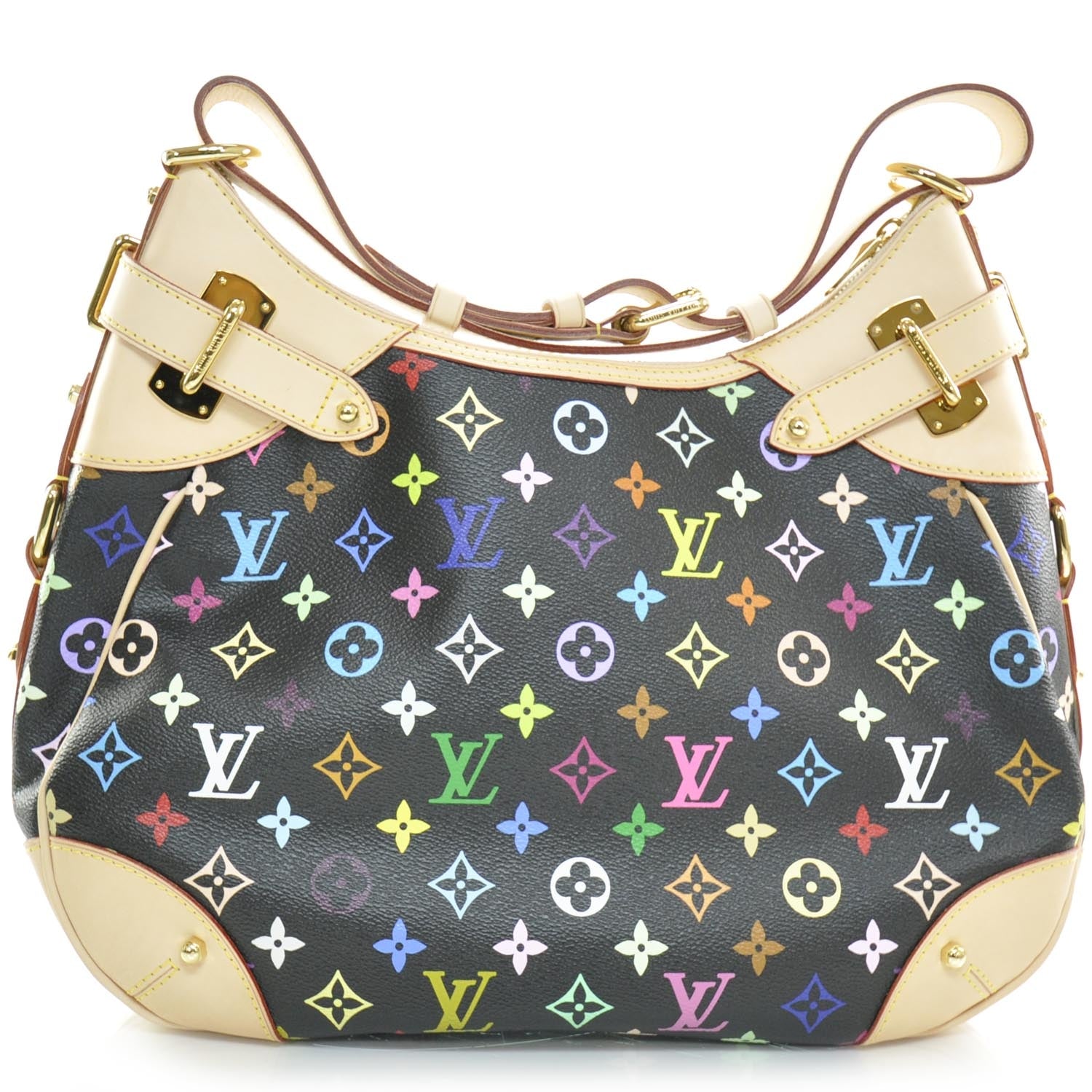 Louis Vuitton Monogram Multicolor Greta Black 4 of 8