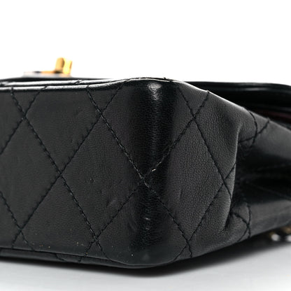 Chanel Lambskin Quilted Small Single Flap Black 9 of 10