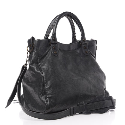 Balenciaga Agneau Classic Hardware Velo Anthracite 2 of 12