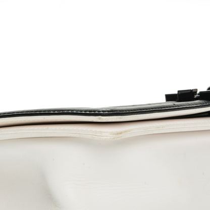 Chanel Calfskin Medium Bi-Color Boy Flap Black White 11 of 15