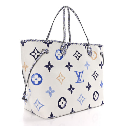 Louis Vuitton Monogram Canvas By The Pool Hamptons 2.0 Neverfull GM Blue 5 of 13