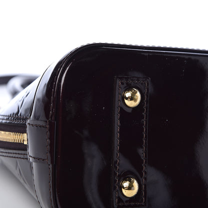 Louis Vuitton Vernis Alma BB Amarante 11 of 13