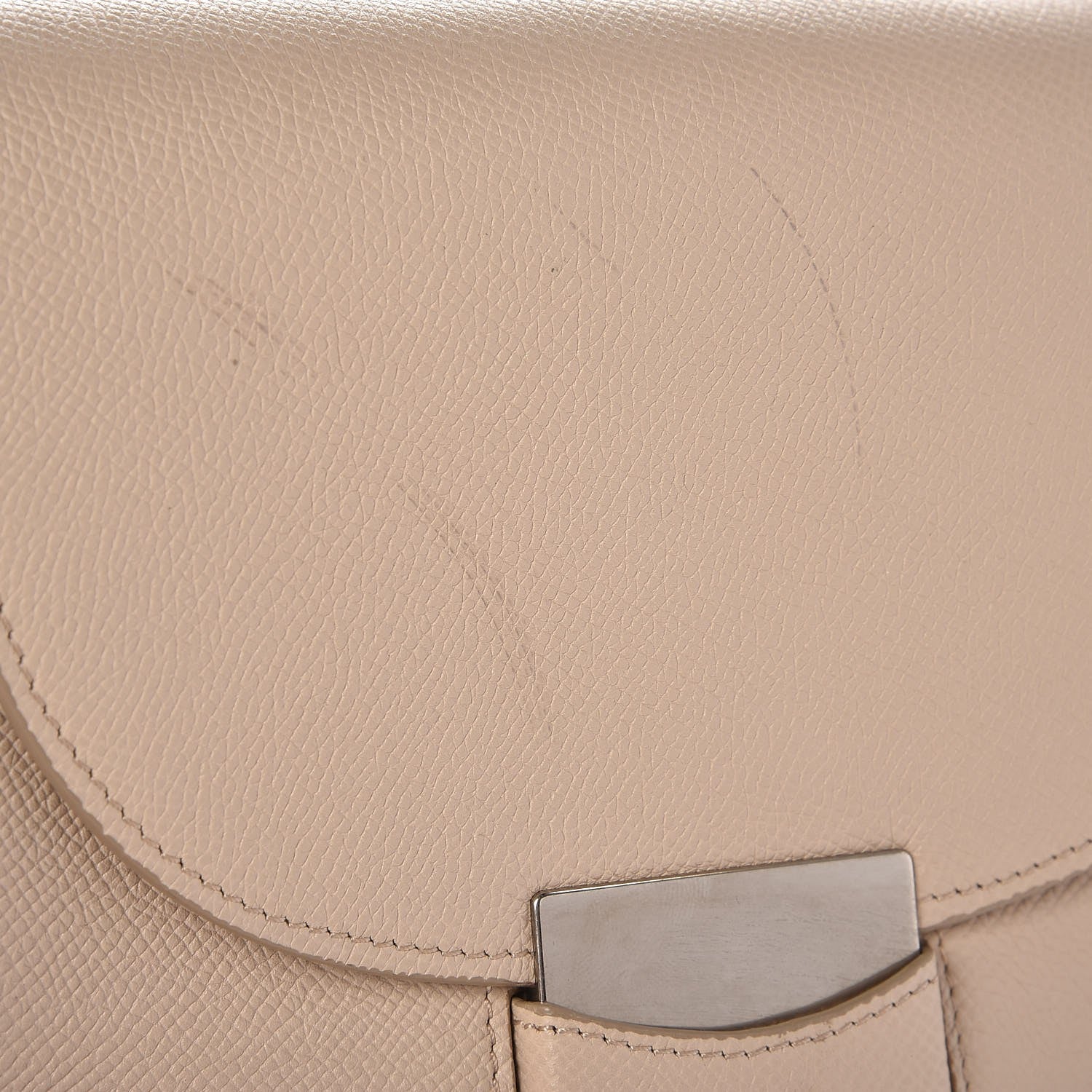 Celine Grained Calfskin Small Trotteur Light Taupe 6 of 7