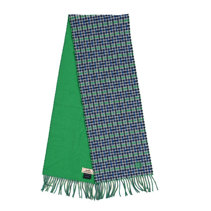 Hermes Cashmere H Ecossais Recto Verso Muffler 2 of 3