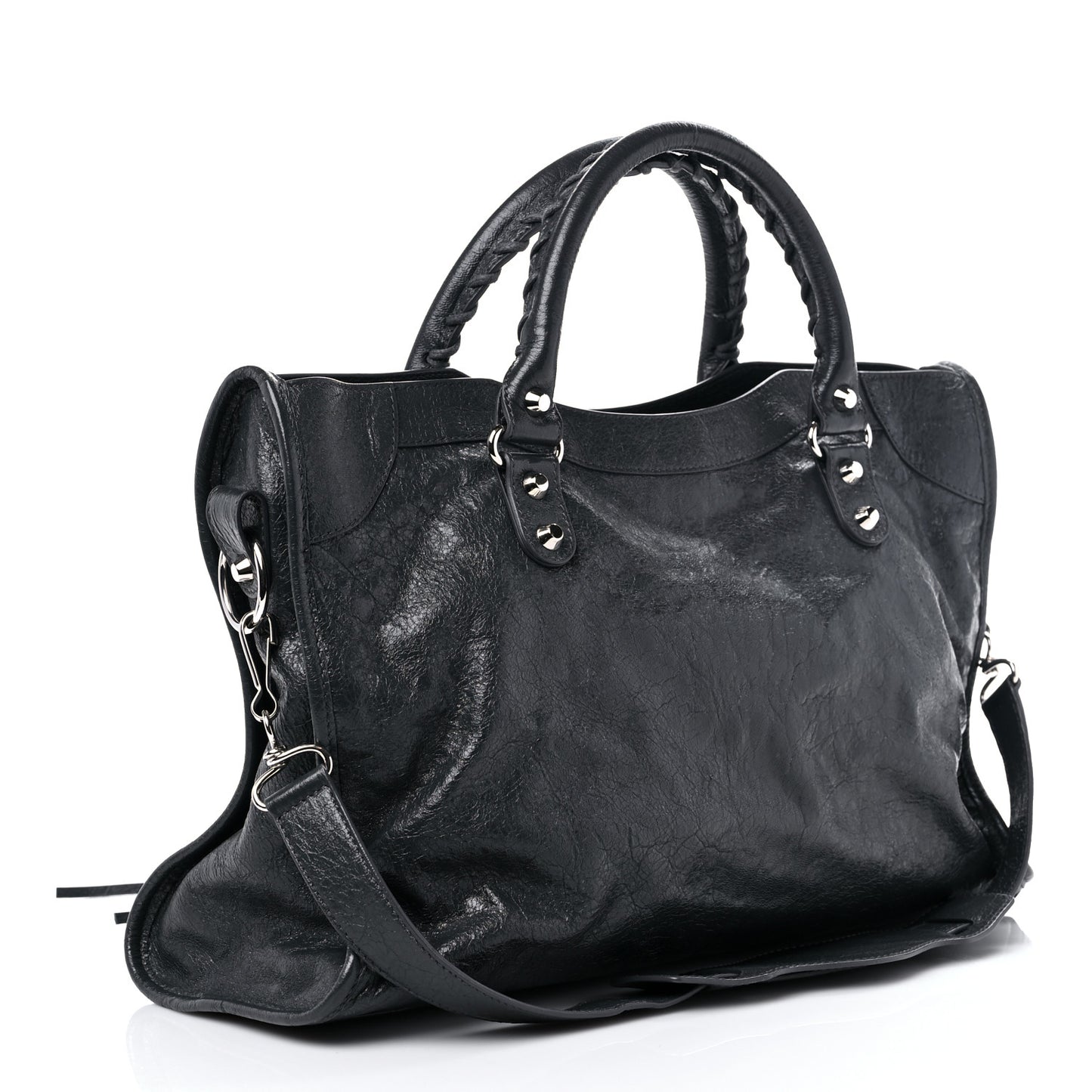 Agneau Classic Silver Hardware City Gris Fossile Anthracite