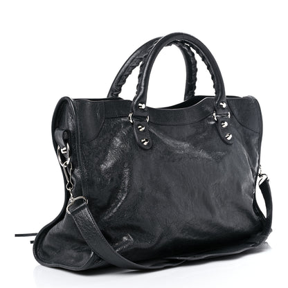 Balenciaga Agneau Classic Silver Hardware City Gris Fossile Anthracite 3 of 12