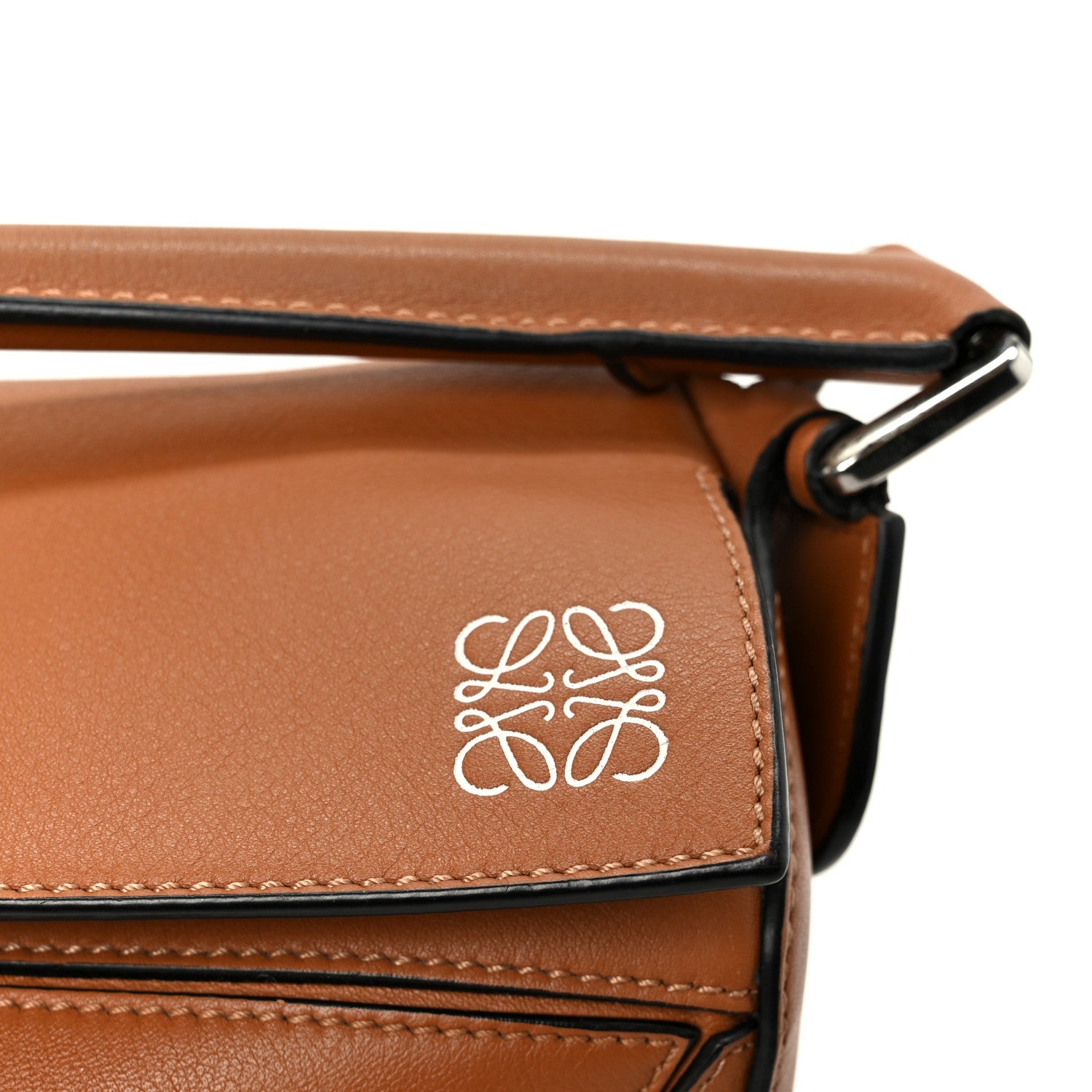 Loewe Calfskin Small Puzzle Bag Tan 8 of 11