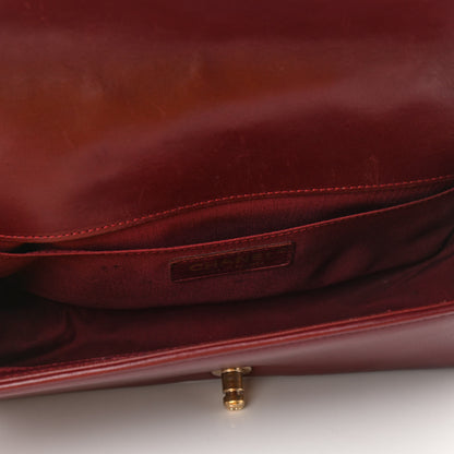 Chanel Lambskin Quilted Medium Boy Flap Dark Red 5 of 10