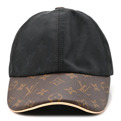 Louis Vuitton Polyester Silk Monogram LV Get Ready Cap L Black 3 of 8