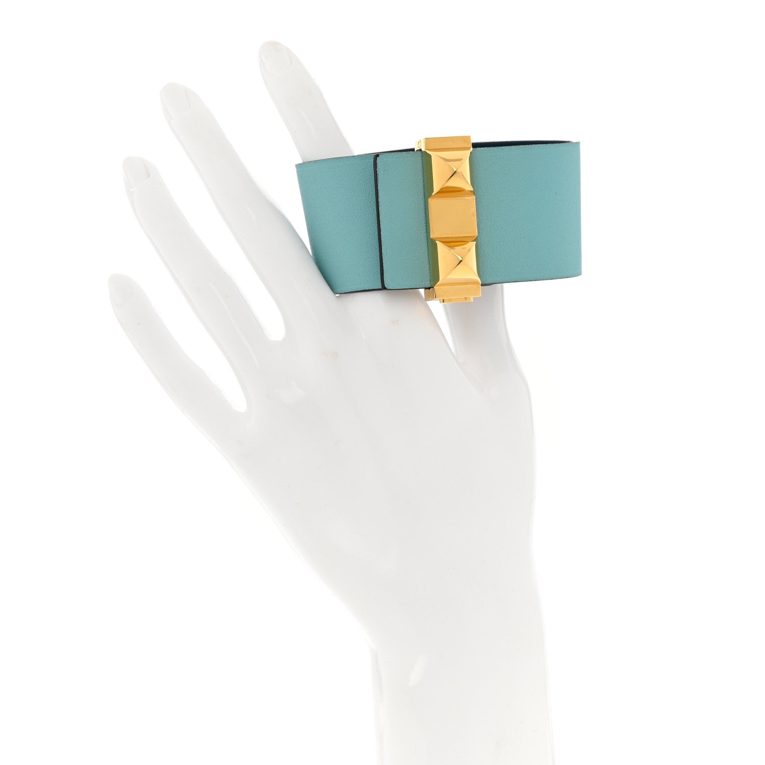 Hermes Swift Imprevisible Bracelet PM Bleu Atoll Colvert 2 of 5